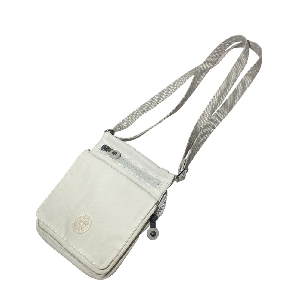 Kipling White Ivory Crossbody Bag